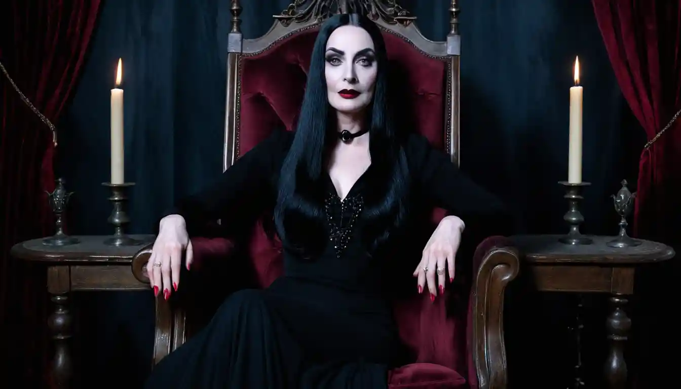 Does Morticia Addams Wear Jewelry