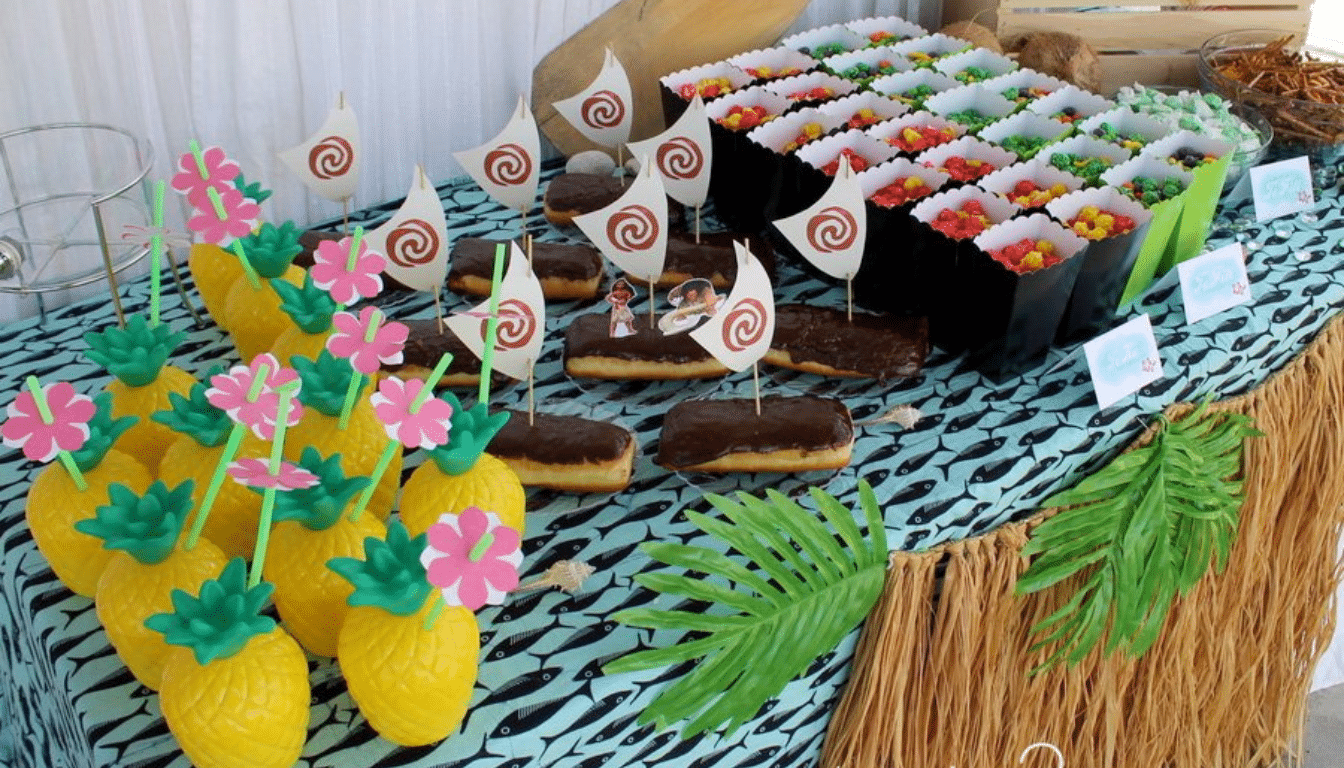 Moana Themed Birthday Party Food Ideas