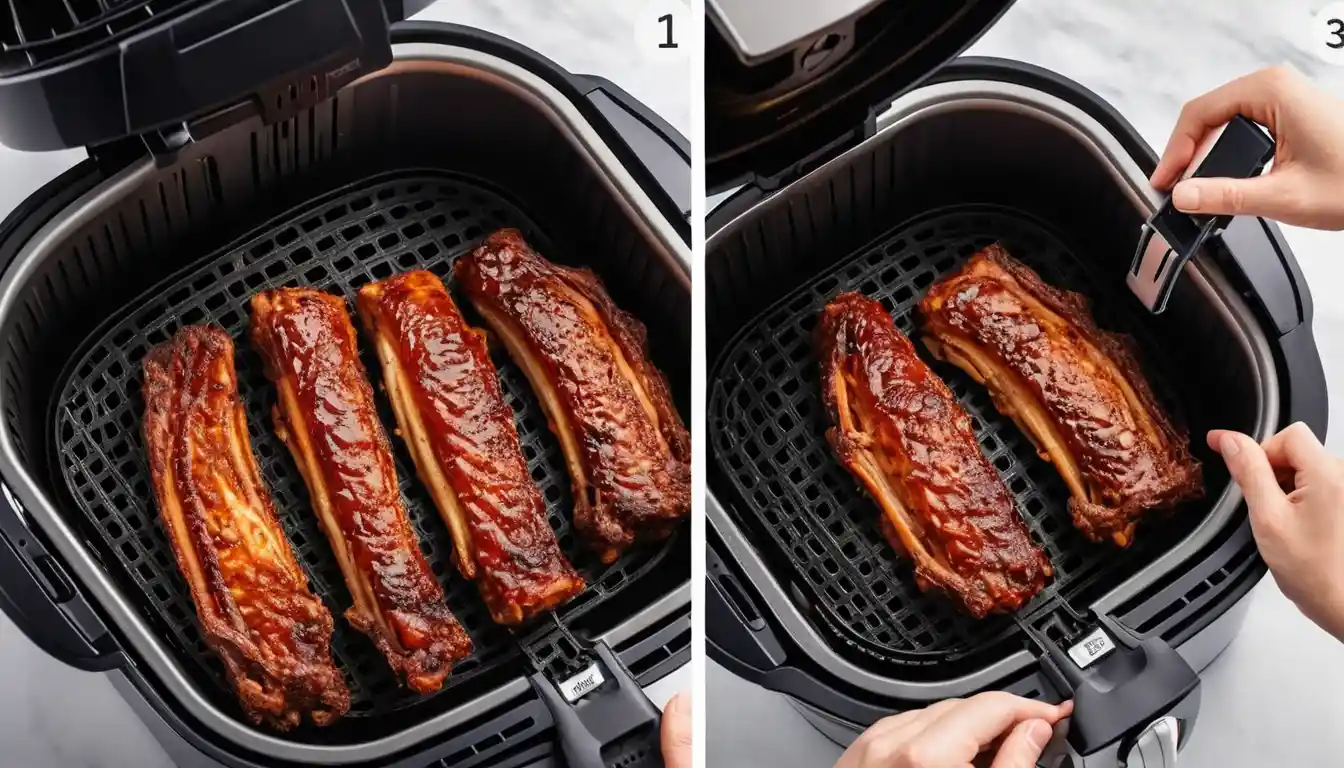 Reheating Pork Ribs in Air Fryer