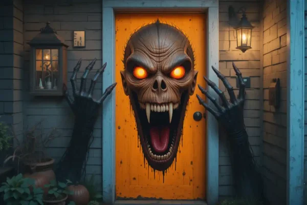 Spooky & Fun Halloween Door Decoration Ideas to Wow Your Guests