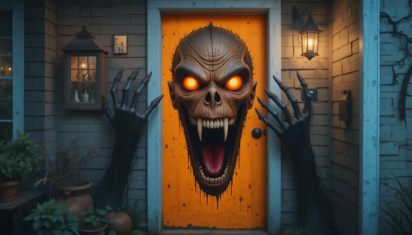 Spooky & Fun Halloween Door Decoration Ideas to Wow Your Guests