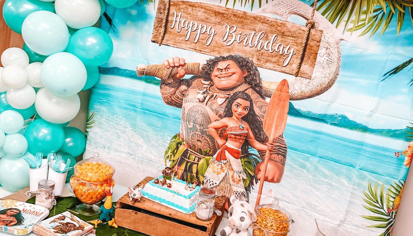 A Magical Moana Themed Birthday Party – Decor, Games & More